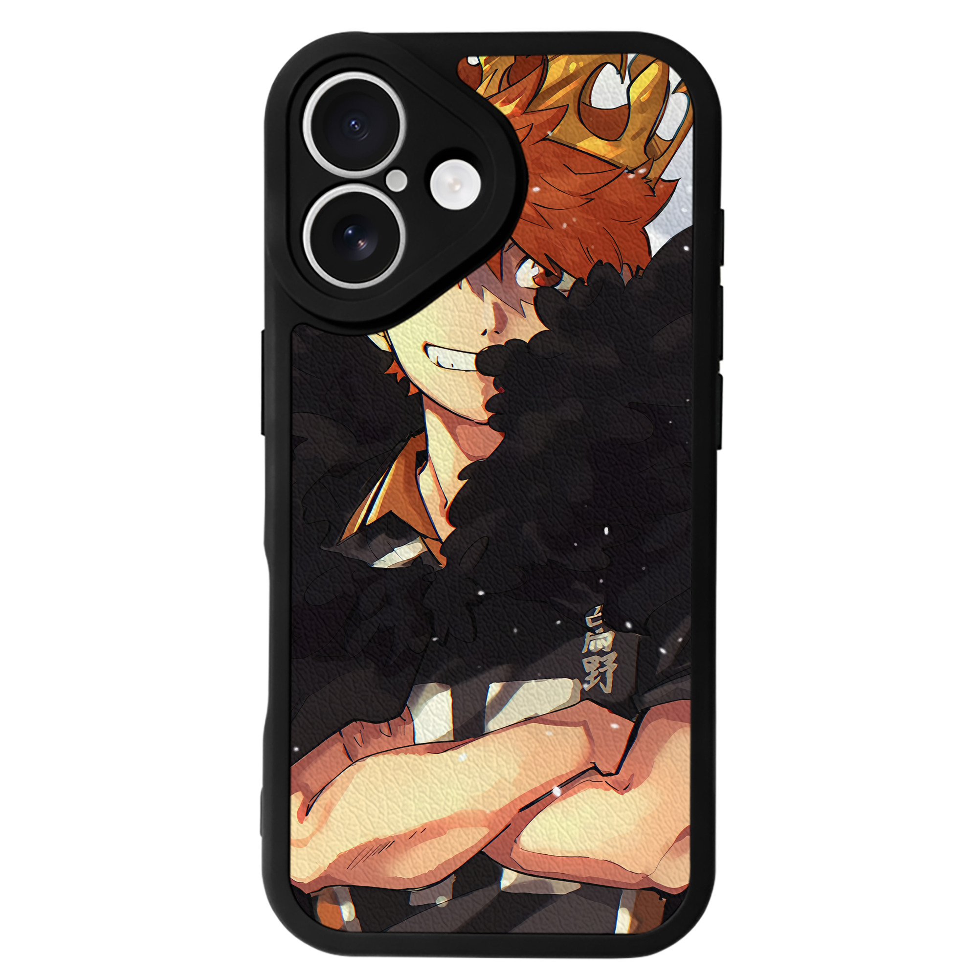（画像用） ハイキュー!! Haikyu!! 【iPhone 16シリーズ対応】シリコンスマホケース（レザー調） 材質：シリコン